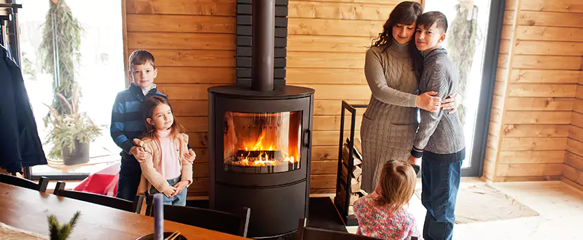 Morso Cast Iron Fireplace Insert Installation in Berkley, Michigan