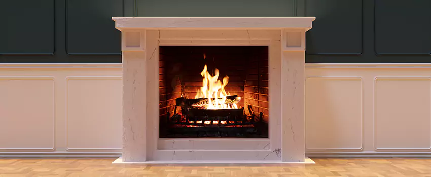 Open Flame Wood-Burning Fireplace Installation Services in Berkley, Michigan