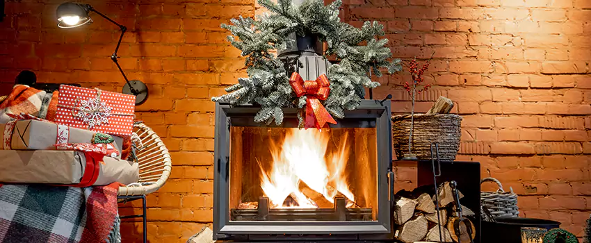 Travis Industries Linear Gas Fireplace Installation in Berkley, Michigan
