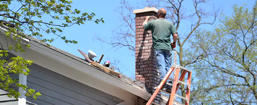 Vinyl and PVC Chimney Flashing Installation in Berkley, MI